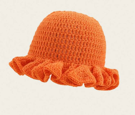 Orange Crochet Girl