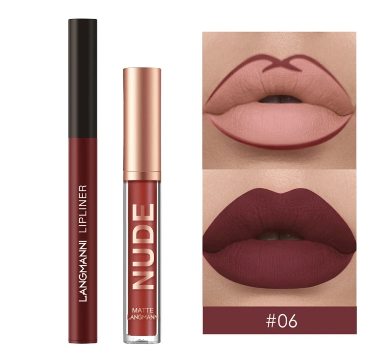 Lip Liner/Matte Lipstick Duo