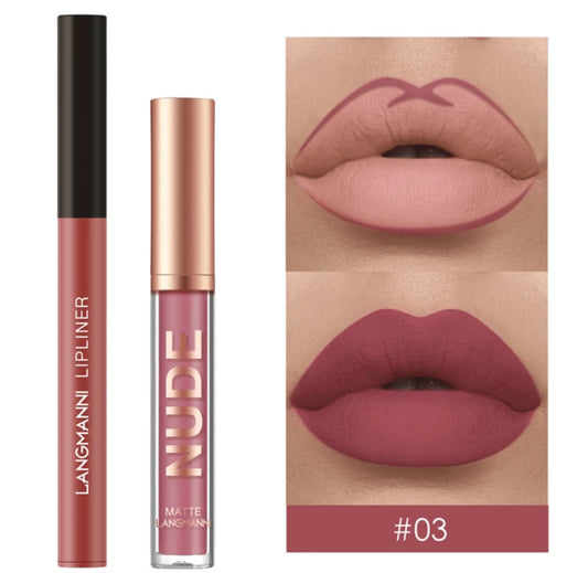 Lip Liner/Matte Lipstick Duo