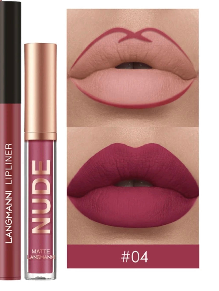 Lip Liner/Matte Lipstick Duo