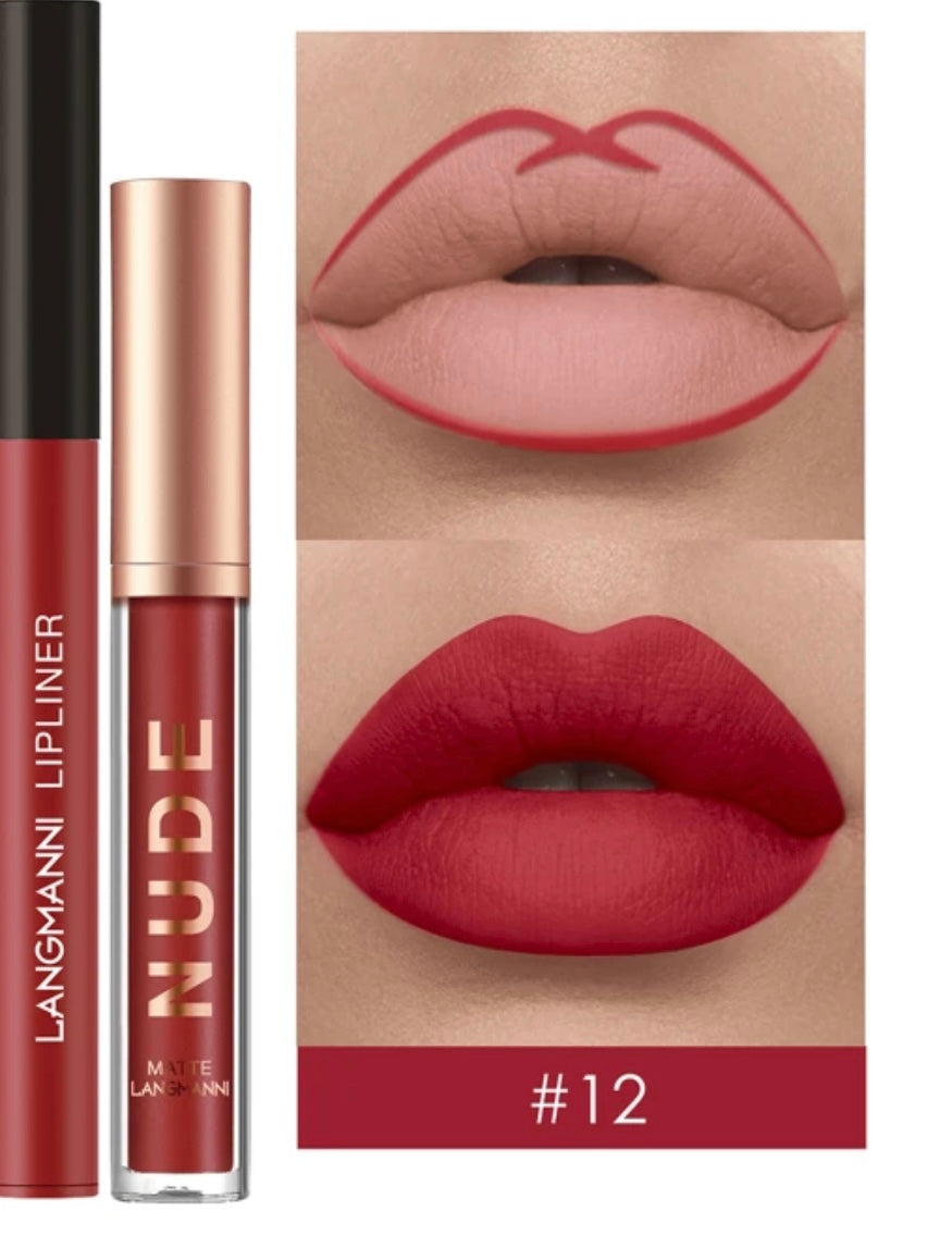 Lip Liner/Matte Lipstick Duo