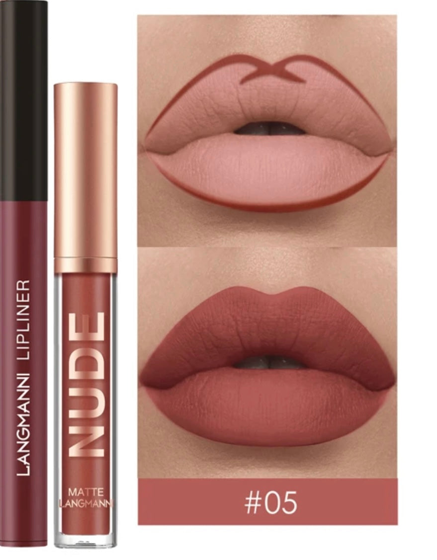 Lip Liner/Matte Lipstick Duo