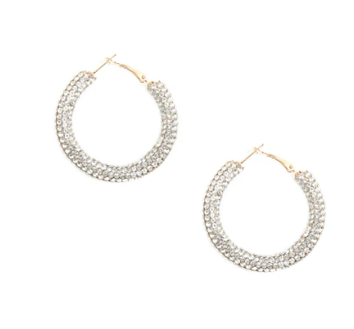 Light Work Bling Hoops